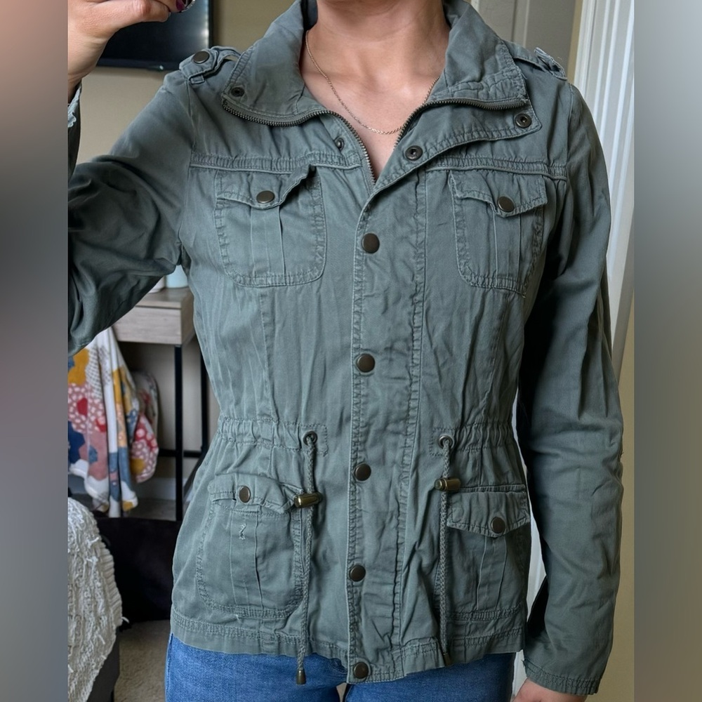 Green safari jacket/shirt